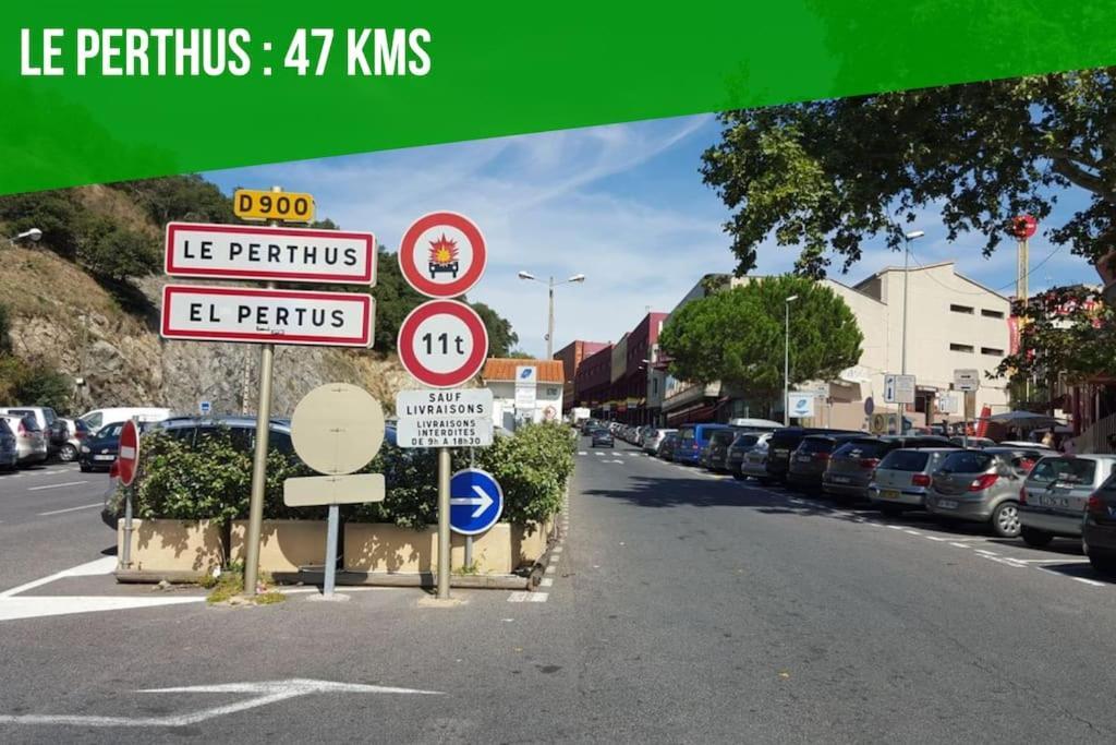 Le Carrousel - Apt Vue Mer - Plage A 10 M - Clim - Wifi Canet-en-Roussillon Zewnętrze zdjęcie
