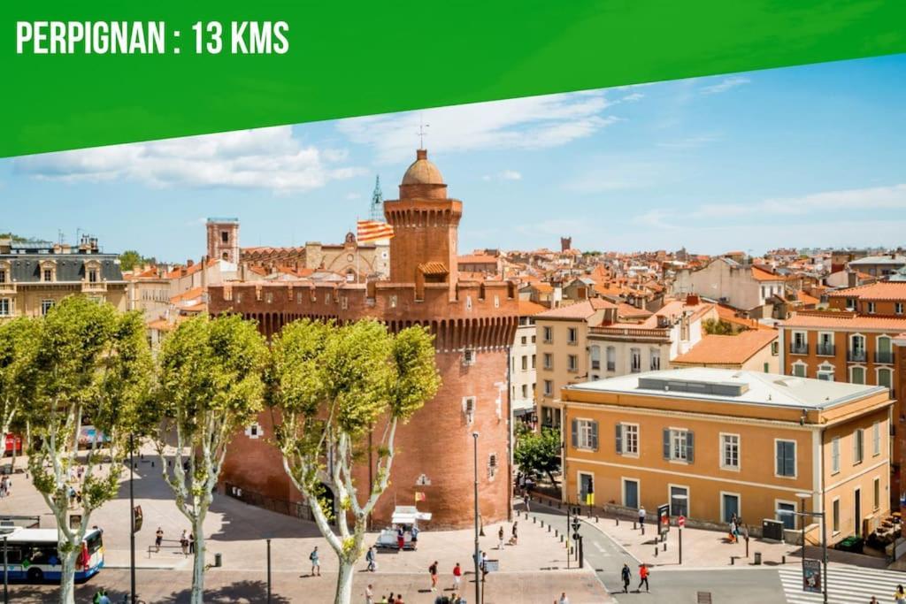 Le Carrousel - Apt Vue Mer - Plage A 10 M - Clim - Wifi Canet-en-Roussillon Zewnętrze zdjęcie